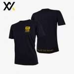 Maxx Comfort Plain Sports T-Shirt Black Gold MXGT041
