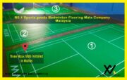 Maxx Badminton Sport floor / BWF badminton Approved court floor / Badminton Floor Mats - Image 4