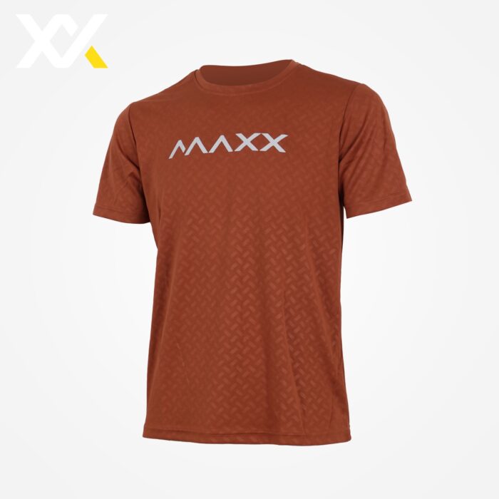 MAXX MXFT115 Sport Shirt Rust  Brown for Men&Wome | 100% Authentic | Quick Dry, Lightweight Activewear T-Shirt - Image 1