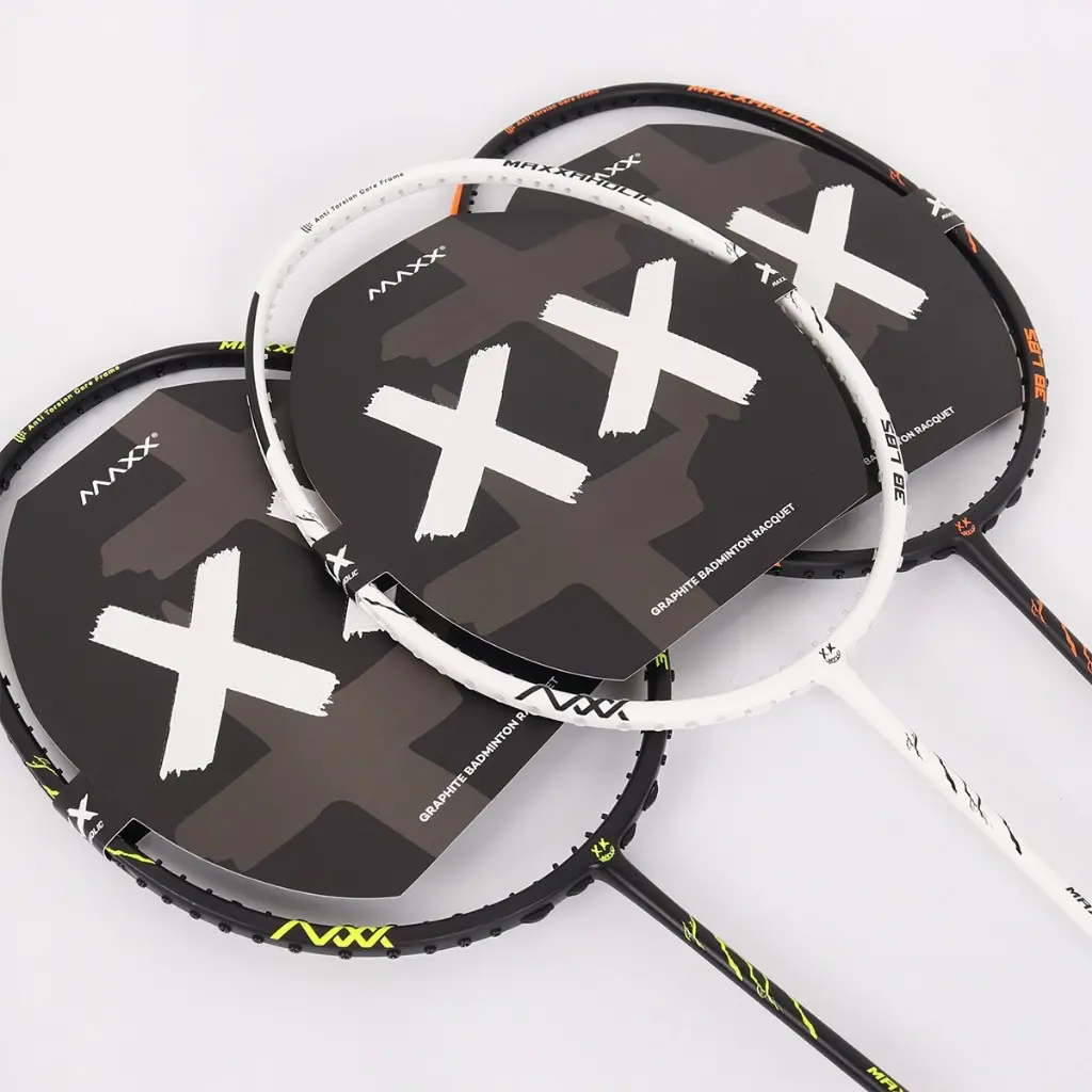 MAXXAHOLIC II Badminton Racket  Higher 38 lbs Support - Image 8