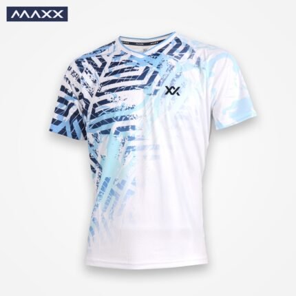 Maxx MXPRO-006 Tournament Shirts - White Blue