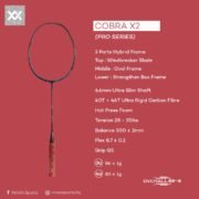 Maxx Cobra X2 Badminton Racket - Image 6