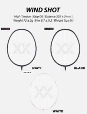 Maxx WIND Short Badminton Light Weight Racket - Image 2