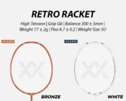 Maxx Retro Baseline Edge Pro Badminton Racket - Image 2